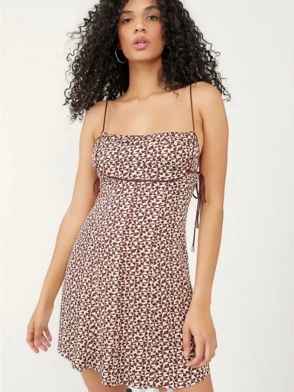 Free People Kai Mini Dress | Coffee Combo | XS